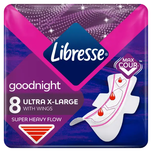 Libresse U.T Goodnight egészségügyi betét 8db termékhez kapcsolódó kép