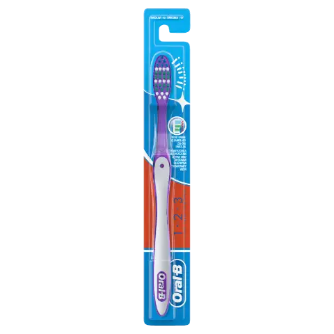Oral-B 1-2-3 Shiny Clean Medium Manuális Fogkefe termékhez kapcsolódó kép