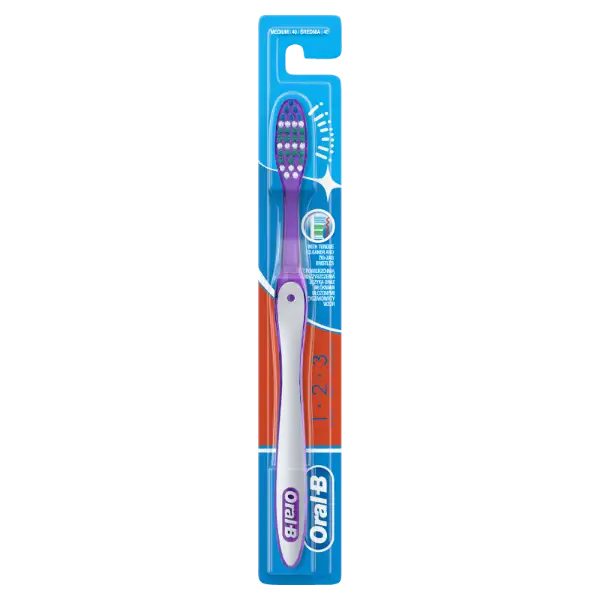 Oral-B 1-2-3 Shiny Clean Medium Manuális Fogkefe termékhez kapcsolódó kép