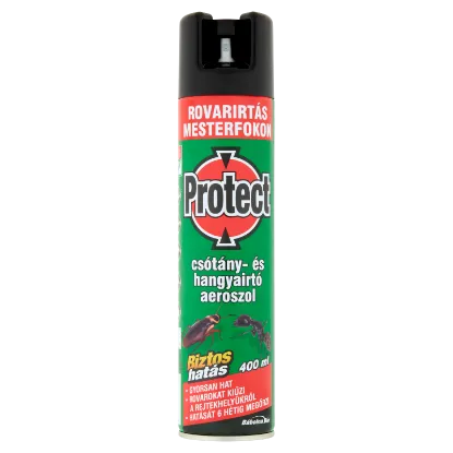 Protect csótány- és hangyairtó aeroszol 400 ml termékhez kapcsolódó kép