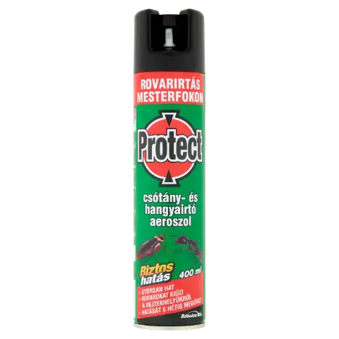 Protect csótány- és hangyairtó aeroszol 400 ml termékhez kapcsolódó kép
