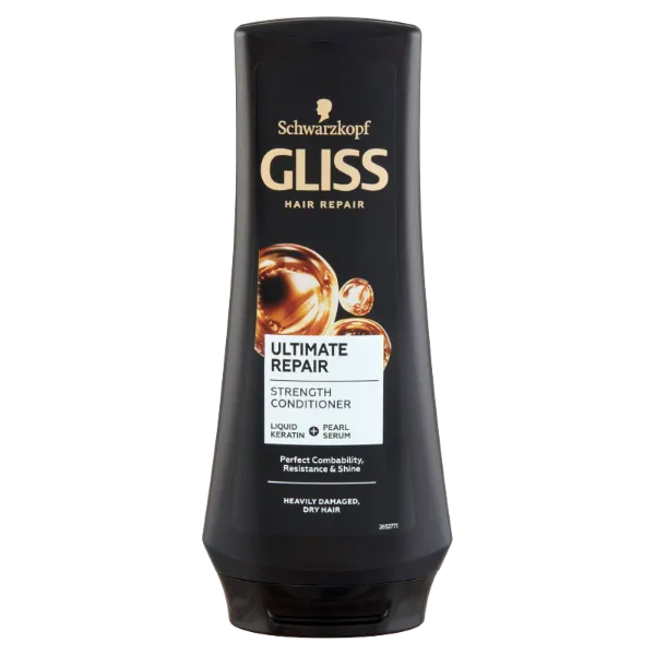 Gliss Ultimate Repair hajbalzsam folyékony keratinnal & fekete gyönggyel 200 ml termékhez kapcsolódó kép