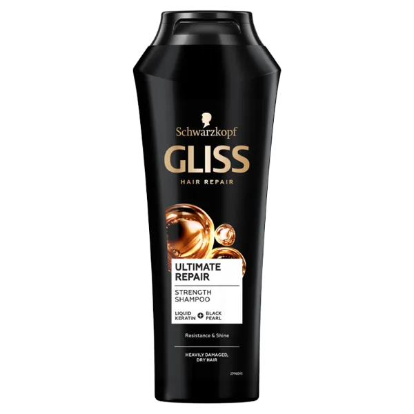 Gliss Ultimate Repair sampon folyékony keratinnal & fekete gyönggyel 250 ml termékhez kapcsolódó kép