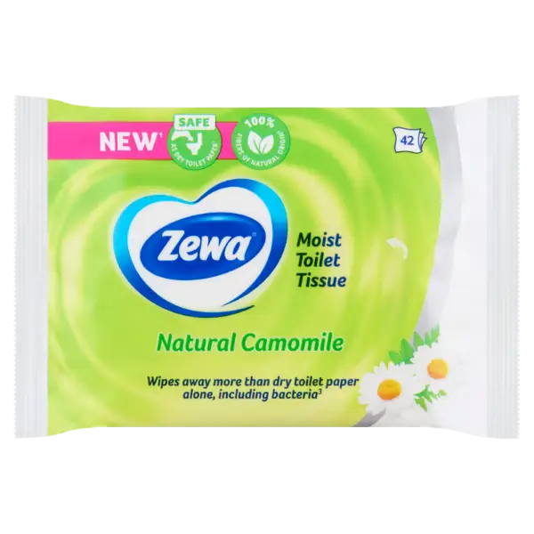 Zewa Natural Camomile nedves toalettpapír 42 db termékhez kapcsolódó kép