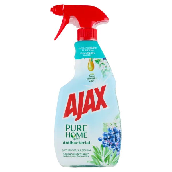 Ajax Pure Home Sage and Elderflower antibakteriális fürdőszobai tisztítószer 500 ml termékhez kapcsolódó kép