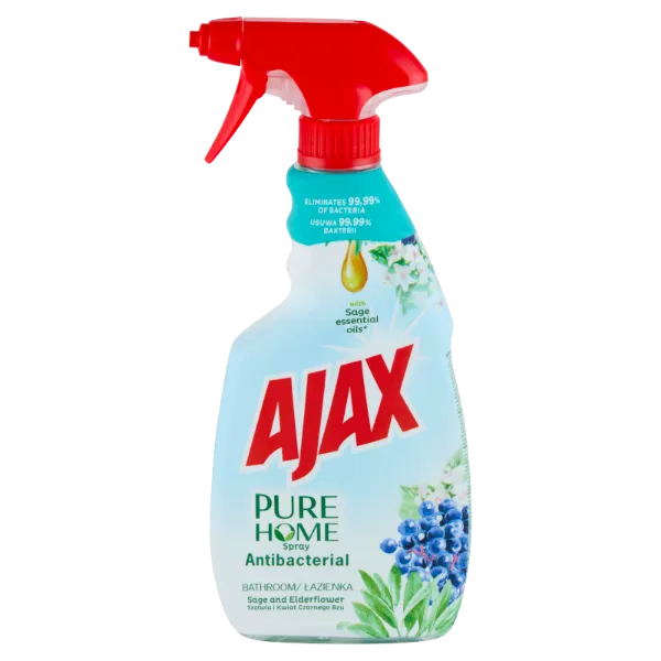 Ajax Pure Home Sage and Elderflower antibakteriális fürdőszobai tisztítószer 500 ml termékhez kapcsolódó kép
