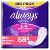 Always Dailies Normal Classic Soft Like Cotton  Tisztasági Betét, 58 db termékhez kapcsolódó kép
