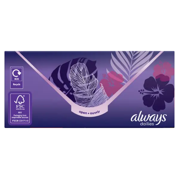 Always Dailies Normal Classic Soft Like Cotton  Tisztasági Betét, 58 db termékhez kapcsolódó kép