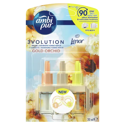 Ambi Pur 3Volution Gold Orchid elektromos légfrissítő-utántöltő, 20ml termékhez kapcsolódó kép