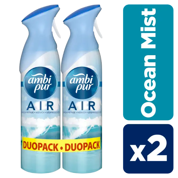 Ambi Pur Ocean Mist Légfrissítő Spray 2x300 ml termékhez kapcsolódó kép