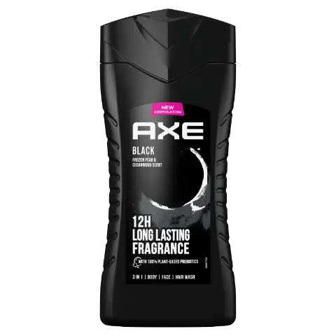 AXE Black 3 in 1 tusfürdő testre, arcra, hajra 250 ml termékhez kapcsolódó kép