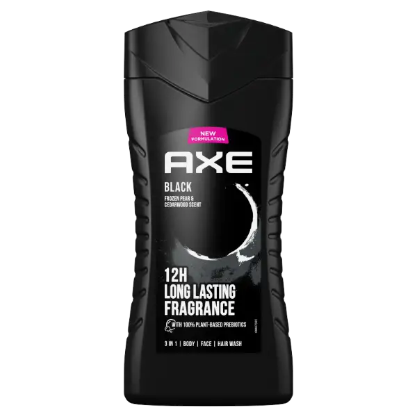 AXE Black 3 in 1 tusfürdő testre, arcra, hajra 250 ml termékhez kapcsolódó kép