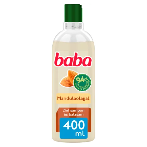 Baba 2in1 sampon és balzsam minden hajtípusra mandulaolajjal 400 ml termékhez kapcsolódó kép