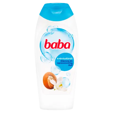 Baba krémtusfürdő sheavaj és narancsvirág 400 ml termékhez kapcsolódó kép