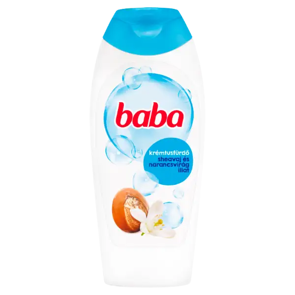 Baba krémtusfürdő sheavaj és narancsvirág 400 ml termékhez kapcsolódó kép