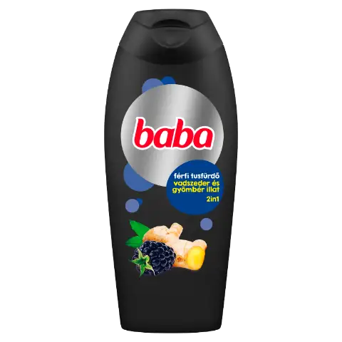 Baba 2in1 férfi tusfürdő vadszeder és gyömbér 400 ml termékhez kapcsolódó kép
