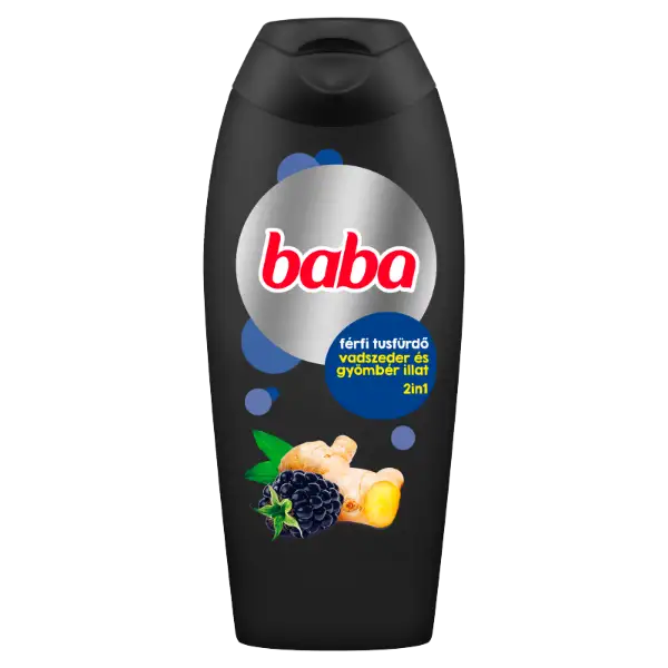 Baba 2in1 férfi tusfürdő vadszeder és gyömbér 400 ml termékhez kapcsolódó kép