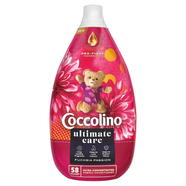 Coccolino Ultimate Care Fuchsia Passion ultrakoncentrált öblítő 58 mosás 870 ml  termékhez kapcsolódó kép