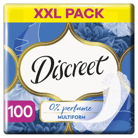 Discreet Légáteresztő Multiform illatmentes Tisztasági Betétek x100 termékhez kapcsolódó kép