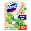 DOMESTOS Aroma Lux White Rose & Tea Tree Oil WC frissítő blokk 2 x 55 g  termékhez kapcsolódó kép