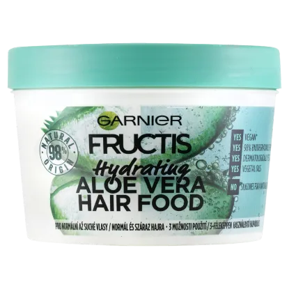 Garnier Fructis Hair Food Aloe Vera hajpakolás normál és száraz hajra 390 ml termékhez kapcsolódó kép