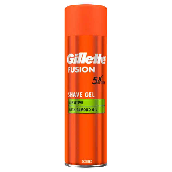 Gillette Fusion Borotvazselé Mandulaolajjal, Érzékeny Bőrre, 200ml termékhez kapcsolódó kép