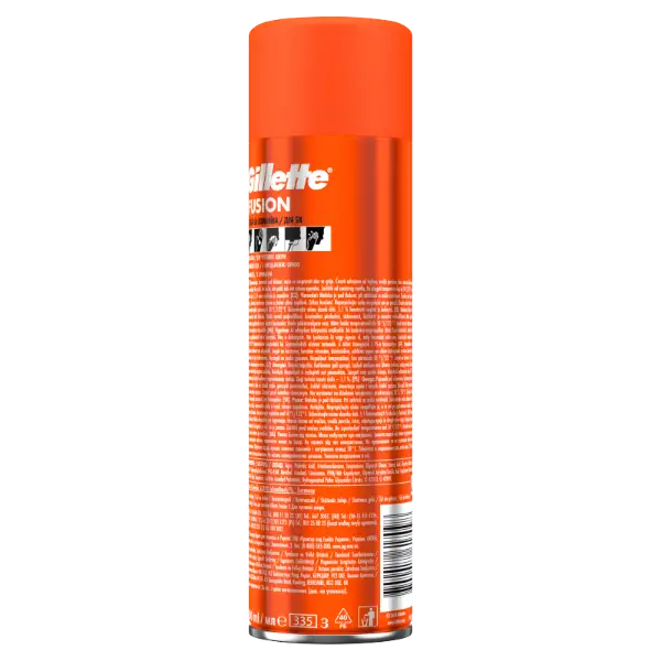 Gillette Fusion Borotvazselé Mandulaolajjal, Érzékeny Bőrre, 200ml termékhez kapcsolódó kép