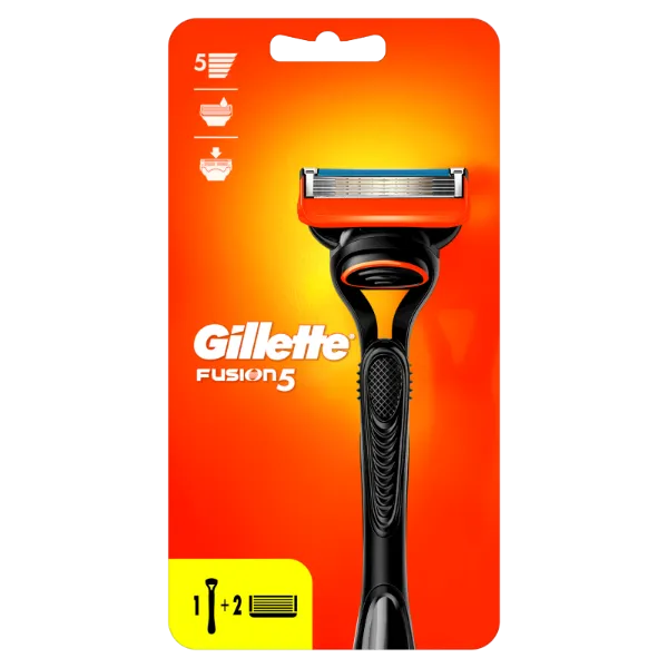 Gillette Fusion5 Férfi Borotva, 1 db Gillette Borotva, 2 db Borotvabetét termékhez kapcsolódó kép
