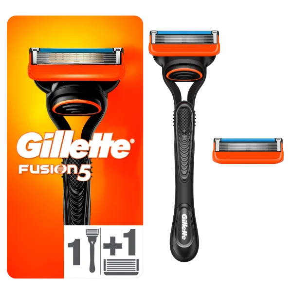 Gillette Fusion5 Férfi Borotva, 1 db Gillette Borotva, 2 db Borotvabetét termékhez kapcsolódó kép