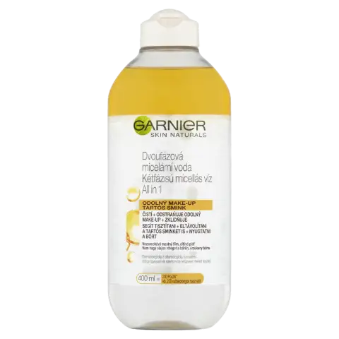 Garnier Skin Naturals Kétfázisú Micellás Víz All In 1 400 ml termékhez kapcsolódó kép