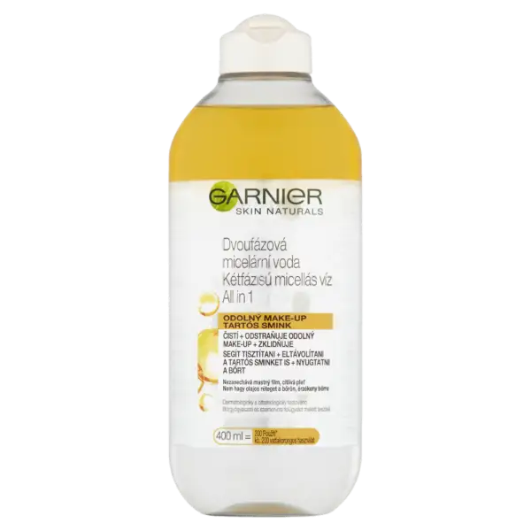 Garnier Skin Naturals Kétfázisú Micellás Víz All In 1 400 ml termékhez kapcsolódó kép