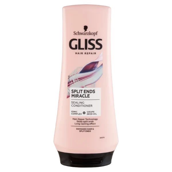 Gliss Split Ends Miracle hajbalzsam Ionic komplex-szel + szőlőmagolajjal 200 ml termékhez kapcsolódó kép