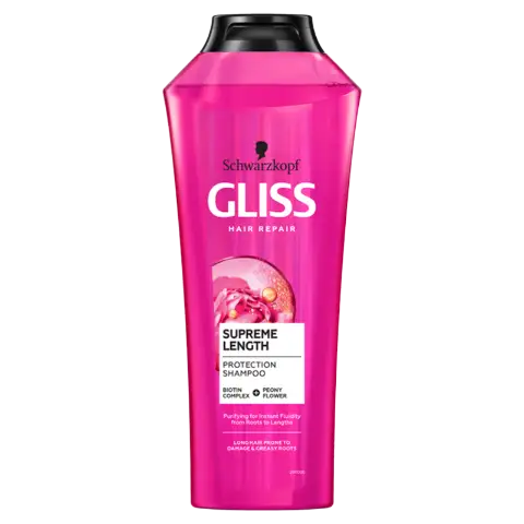 Gliss Supreme Length sampon biotin komplex-szel & bazsarózsával 400 ml termékhez kapcsolódó kép