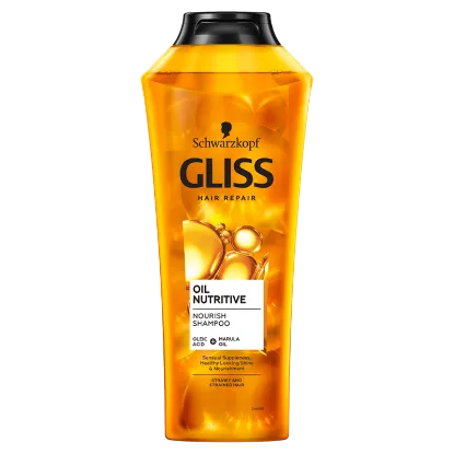 Gliss tápláló olaj sampon omega 9 olajsavval és marula olajjal 400 ml termékhez kapcsolódó kép