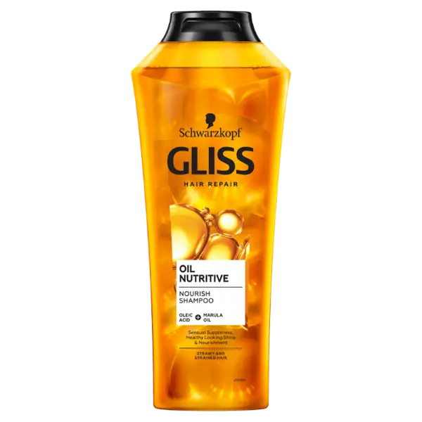 Gliss tápláló olaj sampon omega 9 olajsavval és marula olajjal 400 ml termékhez kapcsolódó kép