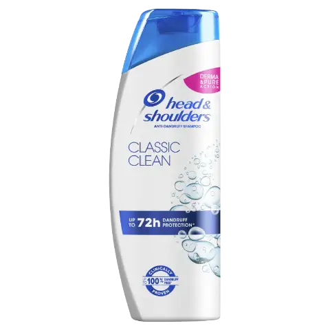 Head & Shoulders Classic Clean korpa elleni sampon 400ml napi használatra. Tiszta érzet termékhez kapcsolódó kép