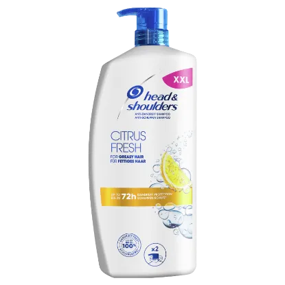 Head & Shoulders Citrus Fresh Korpásodás Elleni Sampon Az Akár 100%-os Korpamentességért, 900ml termékhez kapcsolódó kép