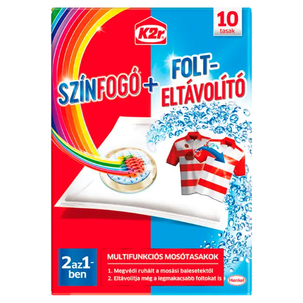K2r Színfogó + Oxi Folteltávolító mosótasak 10 db  termékhez kapcsolódó kép