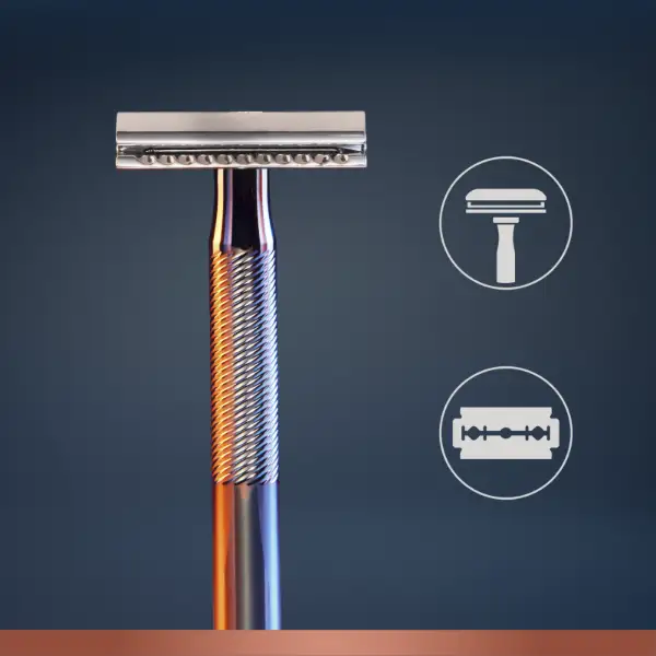King C. Gillette Kétélű Férfi Biztonsági Borotva – 5 db Penge termékhez kapcsolódó kép