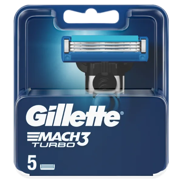 Gillette Mach3 Turbo Borotvabetétek Férfi Borotvához, 5 db Borotvabetét termékhez kapcsolódó kép