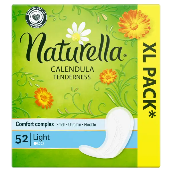 Naturella Light Calendula Tenderness Tisztasági Betét X52 termékhez kapcsolódó kép