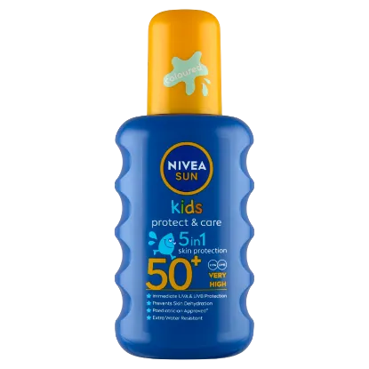 NIVEA SUN Kids hidratáló színezett gyermek napozó spray FF50+ 200 ml termékhez kapcsolódó kép