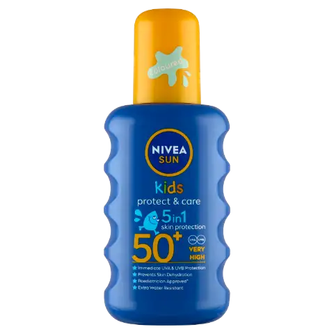 NIVEA SUN Kids hidratáló színezett gyermek napozó spray FF50+ 200 ml termékhez kapcsolódó kép