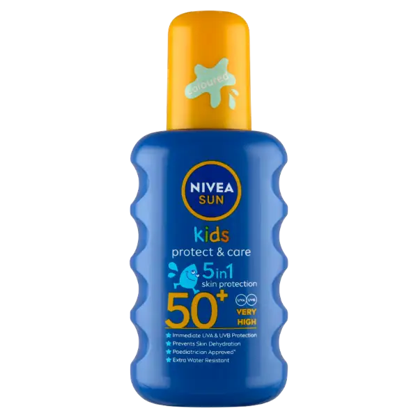 NIVEA SUN Kids hidratáló színezett gyermek napozó spray FF50+ 200 ml termékhez kapcsolódó kép