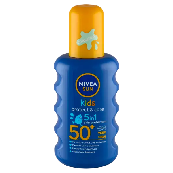 NIVEA SUN Kids hidratáló színezett gyermek napozó spray FF50+ 200 ml termékhez kapcsolódó kép
