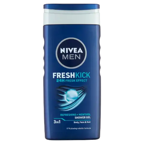 NIVEA MEN Fresh Kick tusfürdő 250 ml termékhez kapcsolódó kép