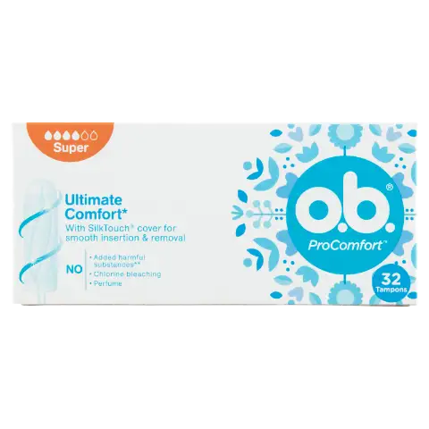 o.b. ProComfort Super tampon 32 db termékhez kapcsolódó kép