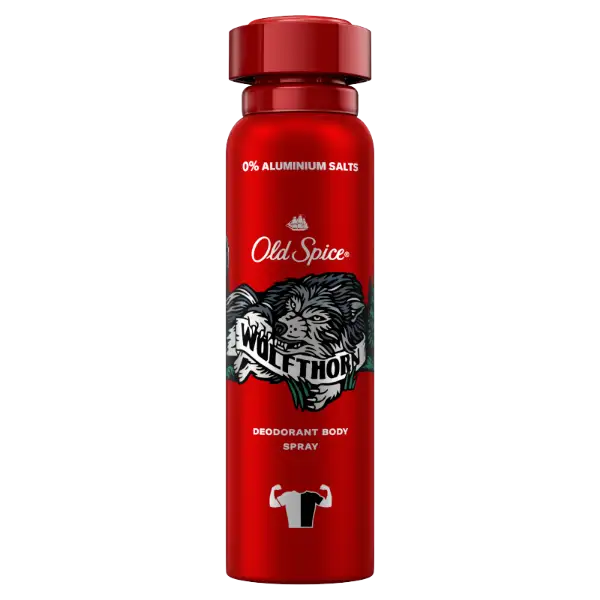Old Spice Wolfthorn Deo Spray Férfiaknak, 150 ml, 48 Órás Frissesség, 0% Alumíniumsó termékhez kapcsolódó kép