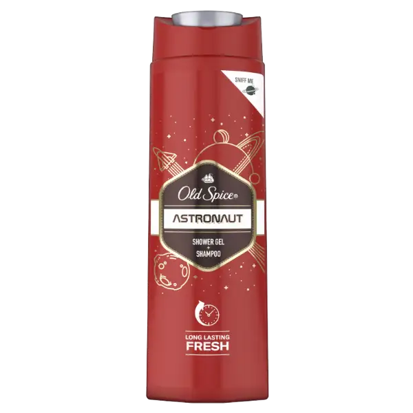 Old Spice Astronaut Tusfürdő És Sampon Férfiaknak 400ml,3az1-ben, Hosszan Tartó Frissesség termékhez kapcsolódó kép