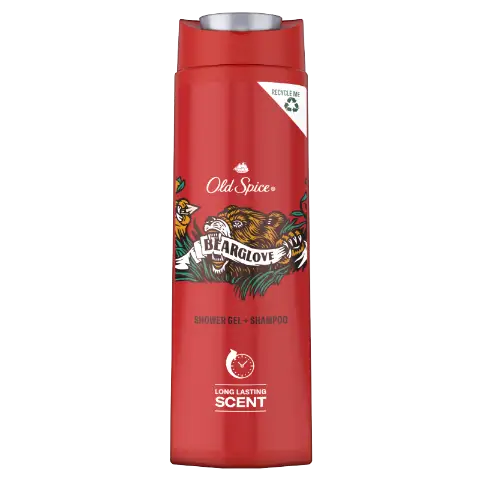 Old Spice Bearglove Tusfürdő És Sampon Férfiaknak 400ml, 3az1-ben termékhez kapcsolódó kép